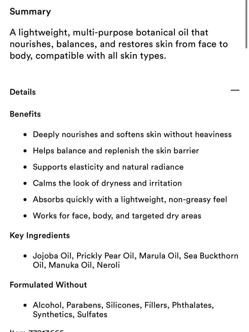 Botanical Elixir - Beige Body Oil & Moisturizer